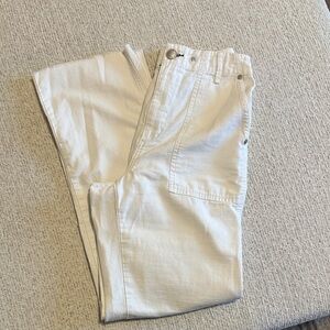 Rag and bone white cargo pants